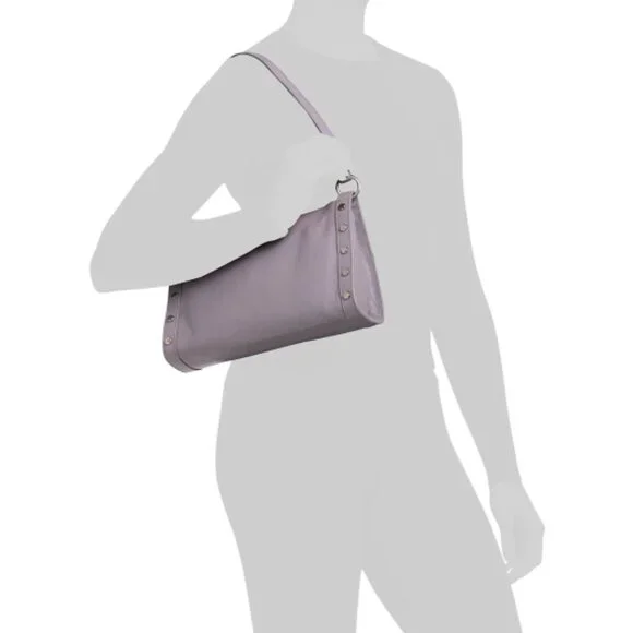 VINCE CAMUTO Leather Lisha Studded Shoulder Bag